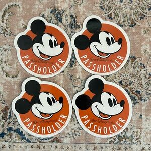 Four Mickey Annual Passholder Magnets
